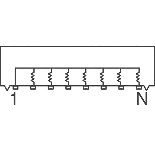 752101102GPTR7 CTS Resistor Products  Resistor Networks, Arrays